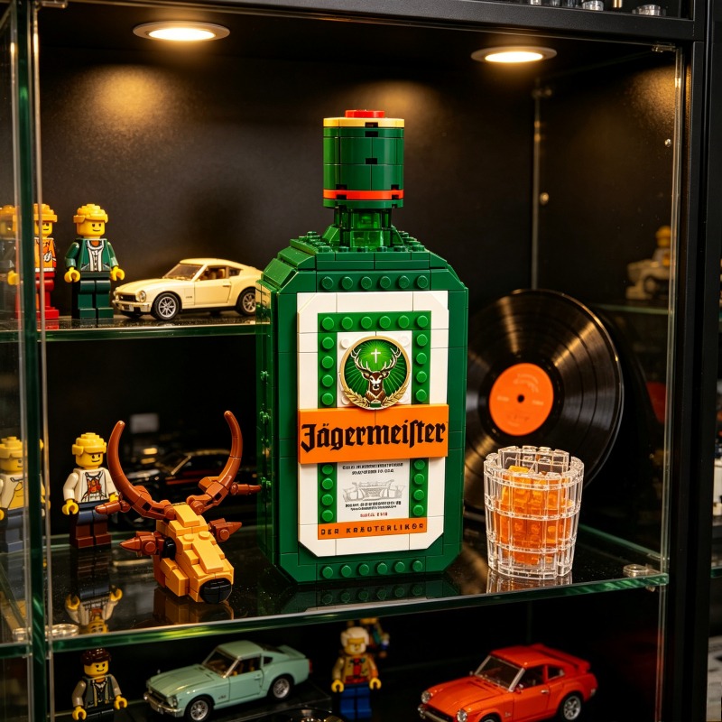 Building Block Mini - Zestaw klocków do budowy butelki likieru