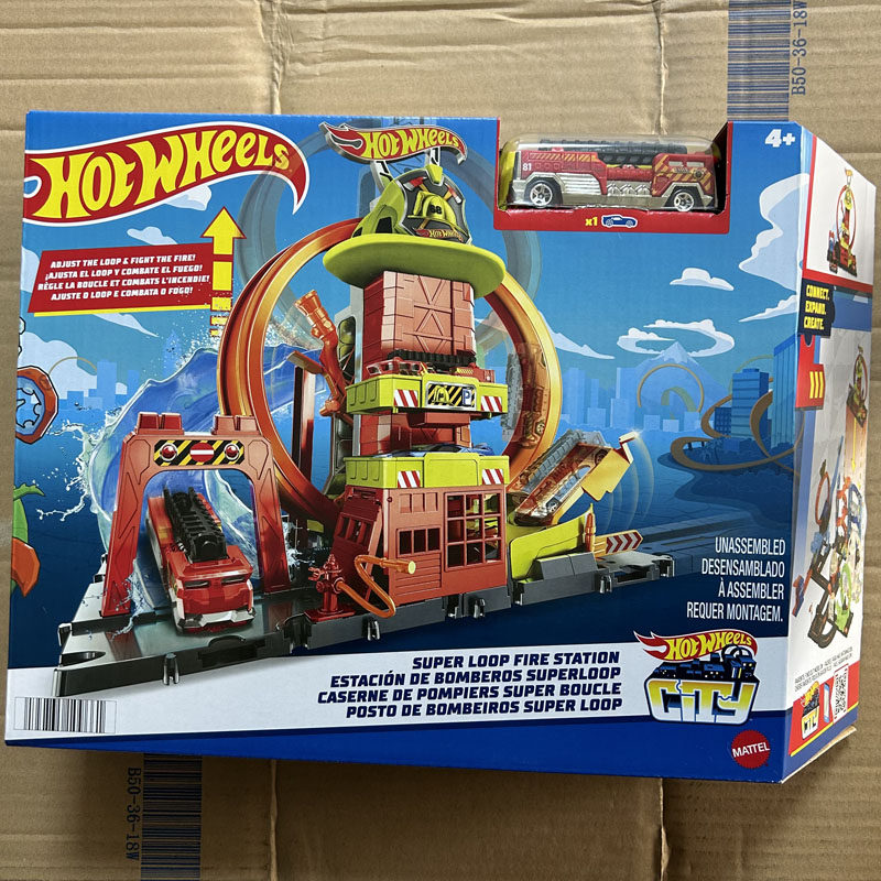 Hot Wheels Car Track Sets - Zestaw torów wyścigowych Hot Wheels Steam