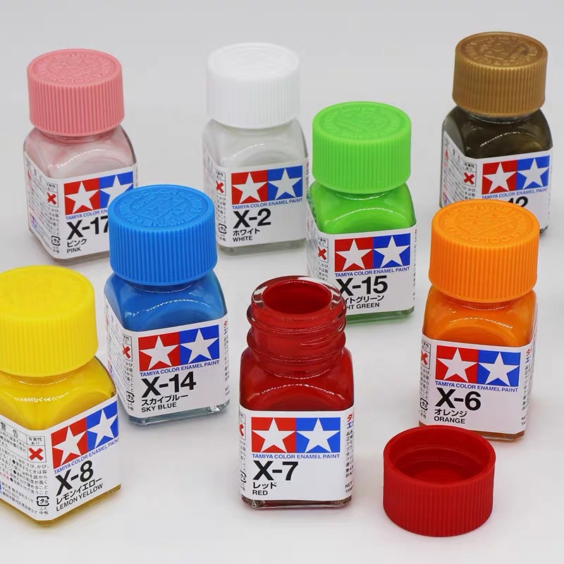 Tamiya Model Paint Set - Kolorowa farba emaliowana Tamiya 10 ml