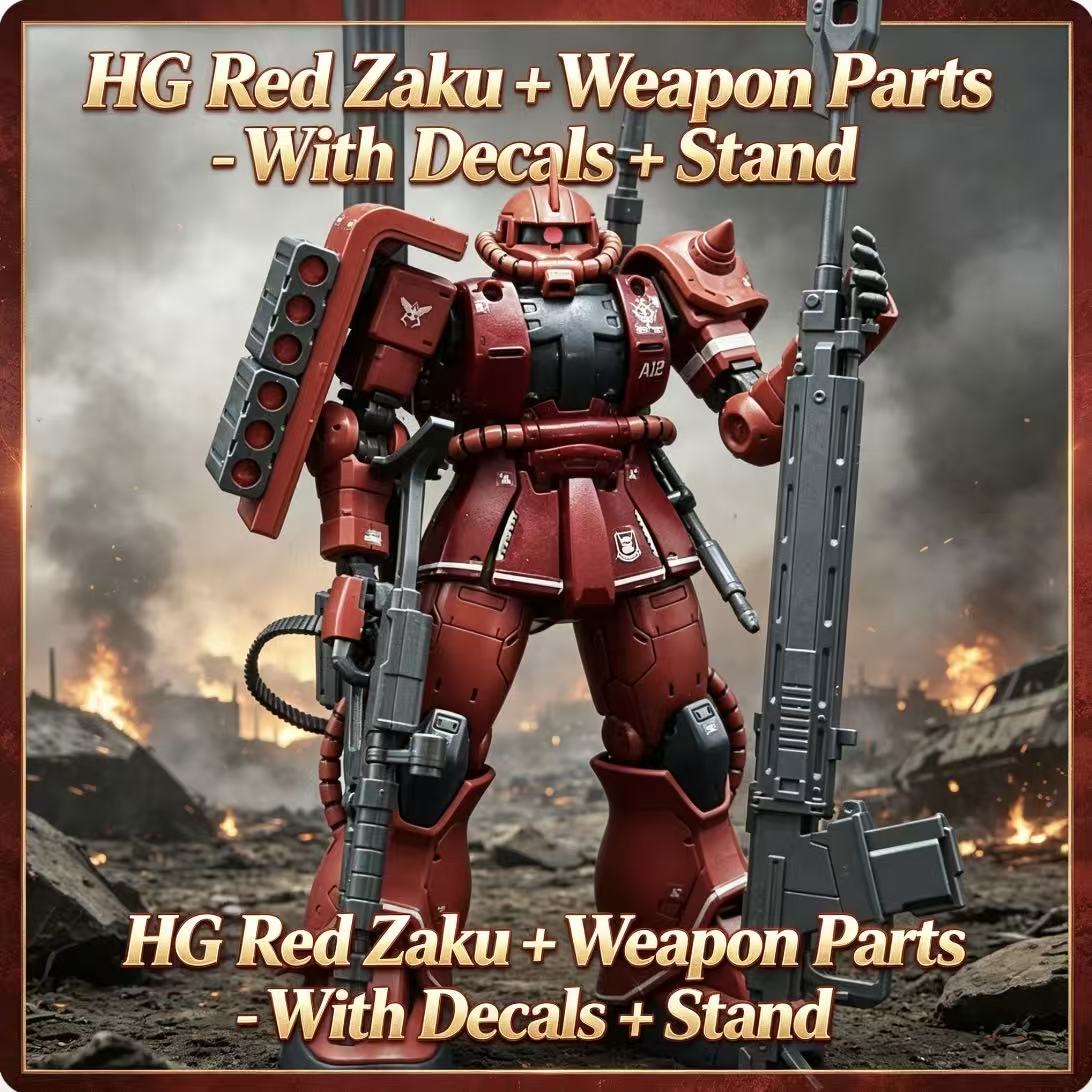 024HG Char's Custom Old Type R – Bandai Model Gundam Hg recenzja i cena