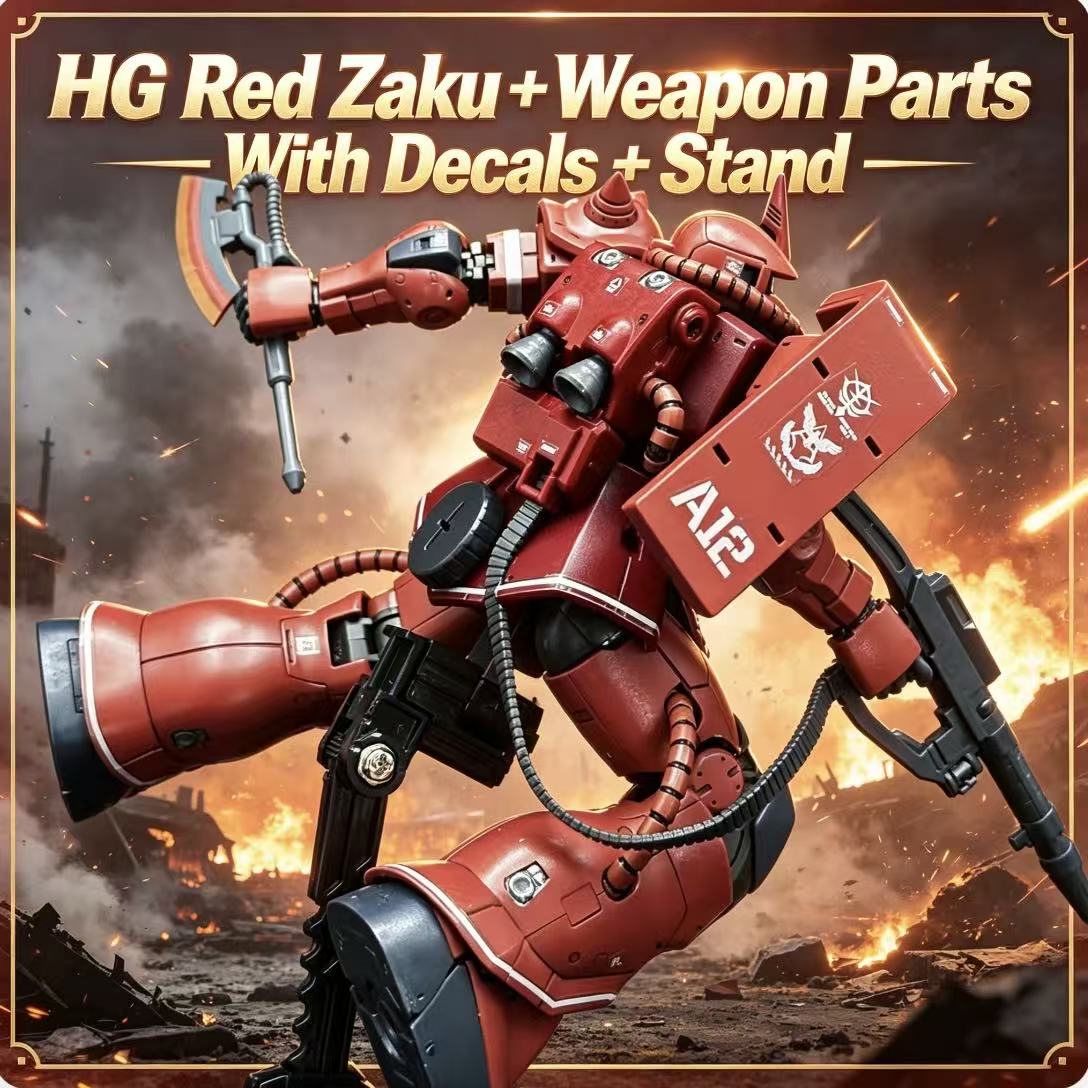 024HG Char's Custom Old Type R – Bandai Model Gundam Hg recenzja i cena