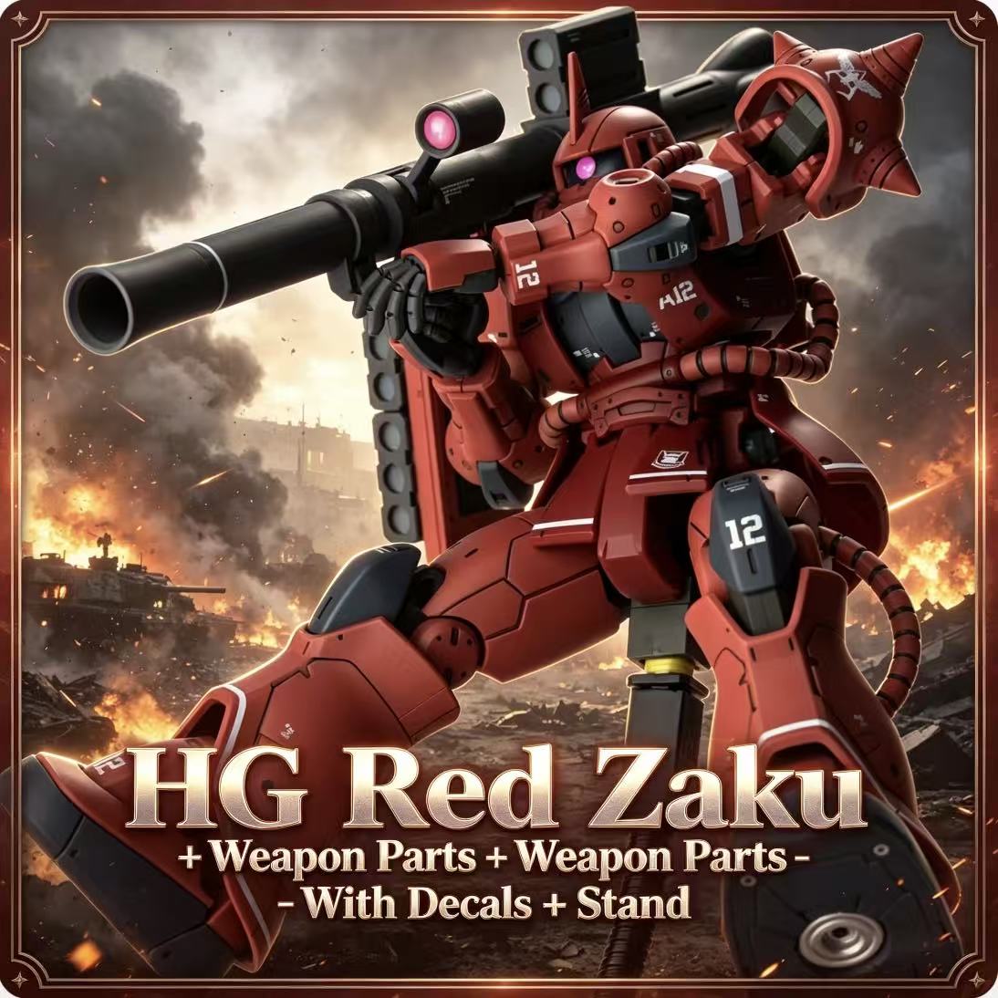024HG Char's Custom Old Type R – Bandai Model Gundam Hg recenzja i cena