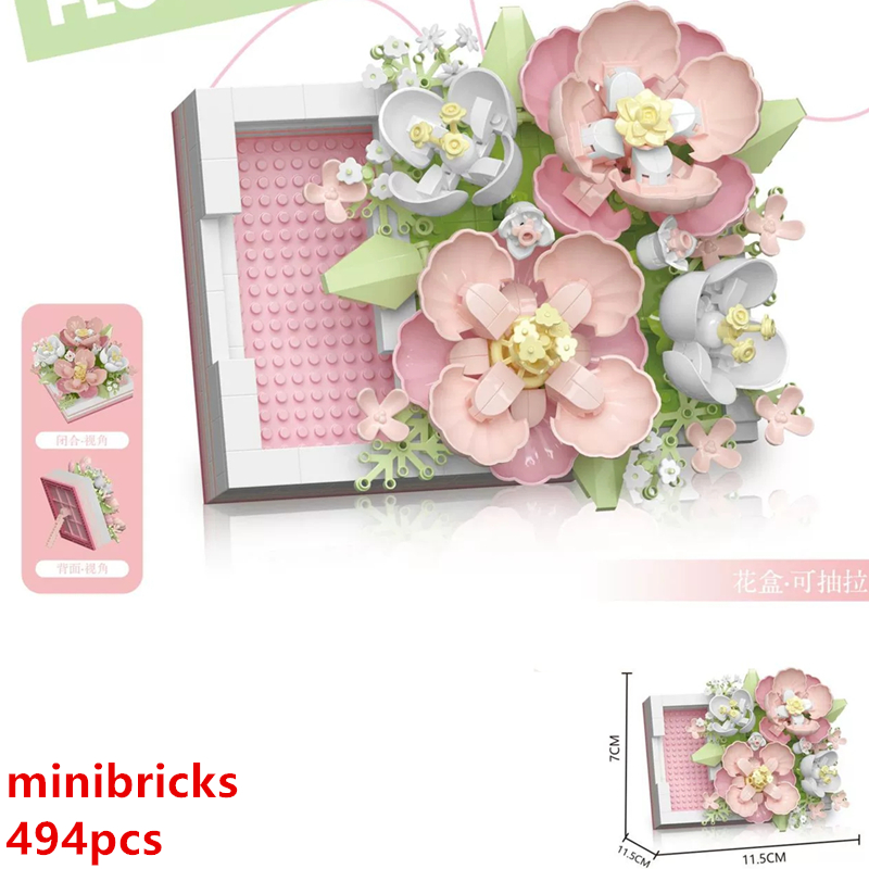 DIY 3D słynna róża hibiskus wi – Lego Set Creator recenzja i cena