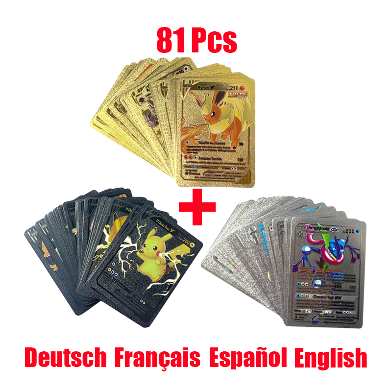 81-15 szt. Karty Pokemon Złote – Pokemon Binder Card recenzja i cena